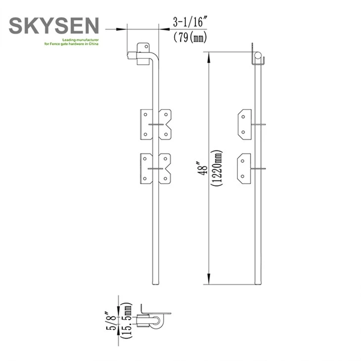 chain link gate drop rod-5