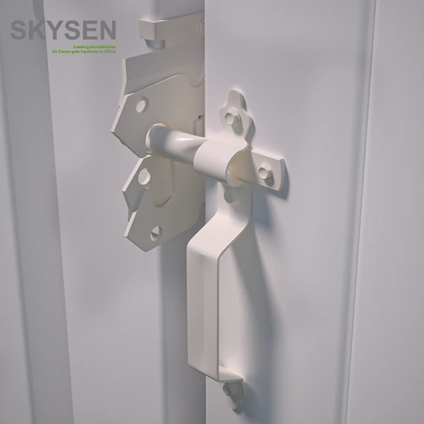 Gate Latch On Vinyl Siding