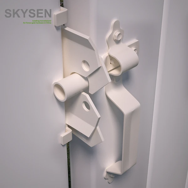 Gate Latch On Vinyl Siding