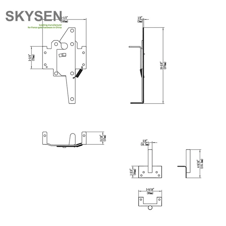 wholesale Vinyl Fence Gate Latch